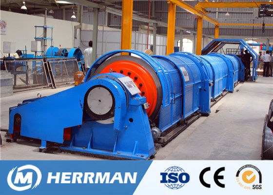 Disc Springs Cable Stranding Machine Tubular Type